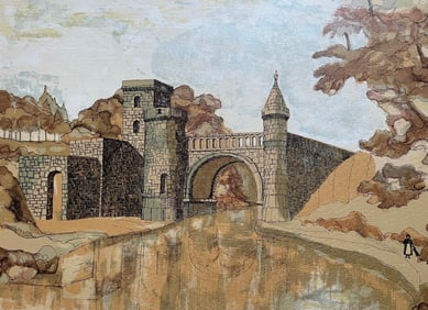 Bridge Castle - Marta Hebes Perez Frascaroli, Serigraph, 25/200