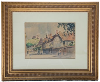 Le Petit Andelys - Ludovic-Rodo Pissarro, Watercolor