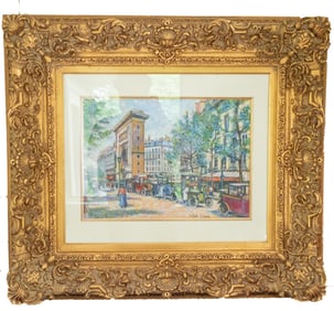 Untitled - H. Claude Pissarro, Pencil with Pastel