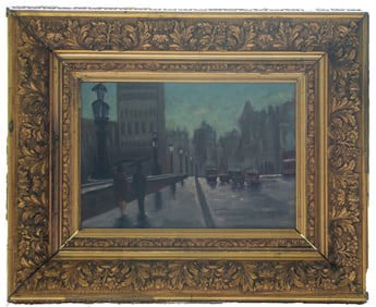Untitled - Font, Oil on Canvas