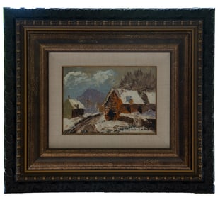 Untitled - Paul-Emile Pissarro,Oil on Canvas