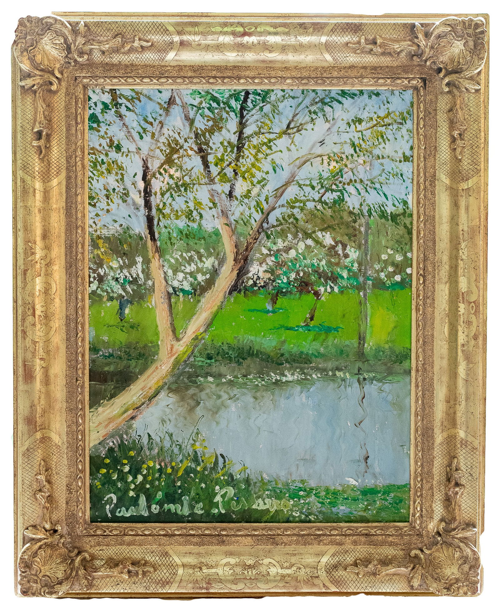 Apple Tree - Paul-Emile Pissarro, Oil on Canvas (1 of 5)