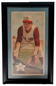 Pete Rose - Cincinnati Reds, Vintage Framed Print