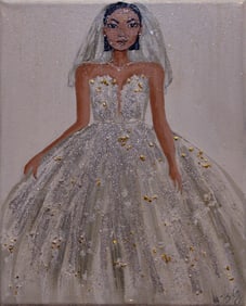 Bride Full Dress - Rebeka Gatechew, Mixed Media
