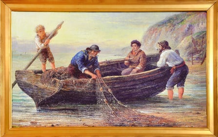 Fisherman - J. Smith, Giclee on Canvas