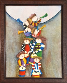 Symphony of Joy - J. Roybal, Oil on Canvas