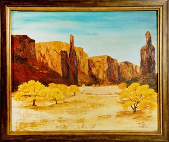 Arizona Autumn - I. Huits, Oil on Canvas
