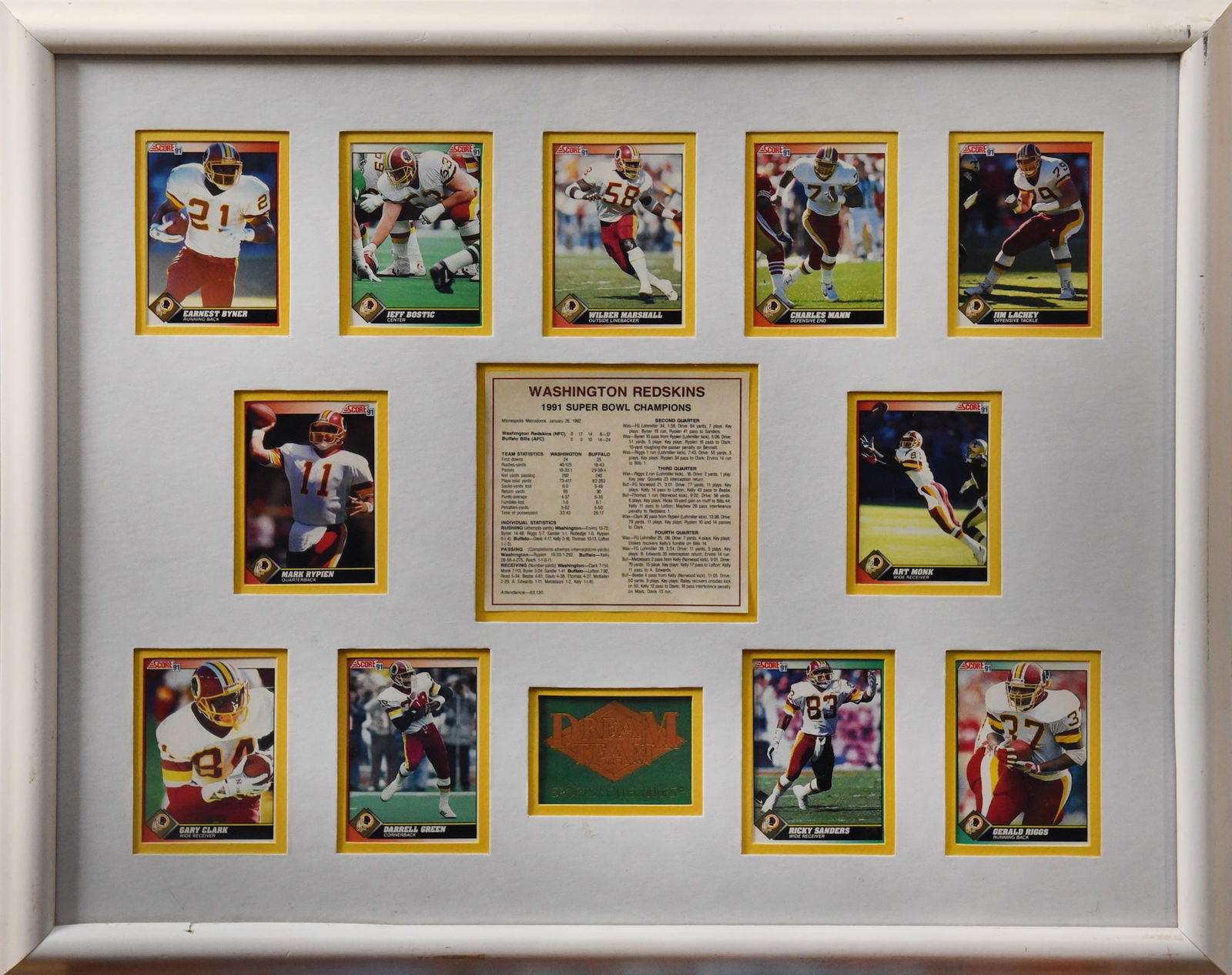 1991 Redskins Super Bowl Champions Collage - Artist Unknown, Photo Collage (1 of 3)