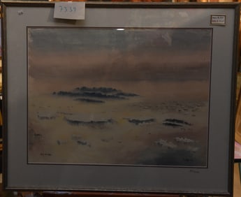 Ethereal Landscape - Unknown Artist, Watercolor