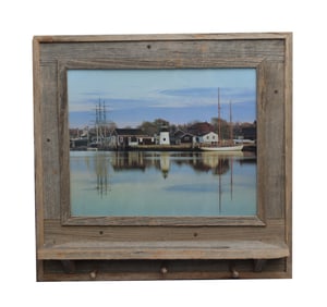 Coastal Harbor Reflections - Unknown Artist, Print