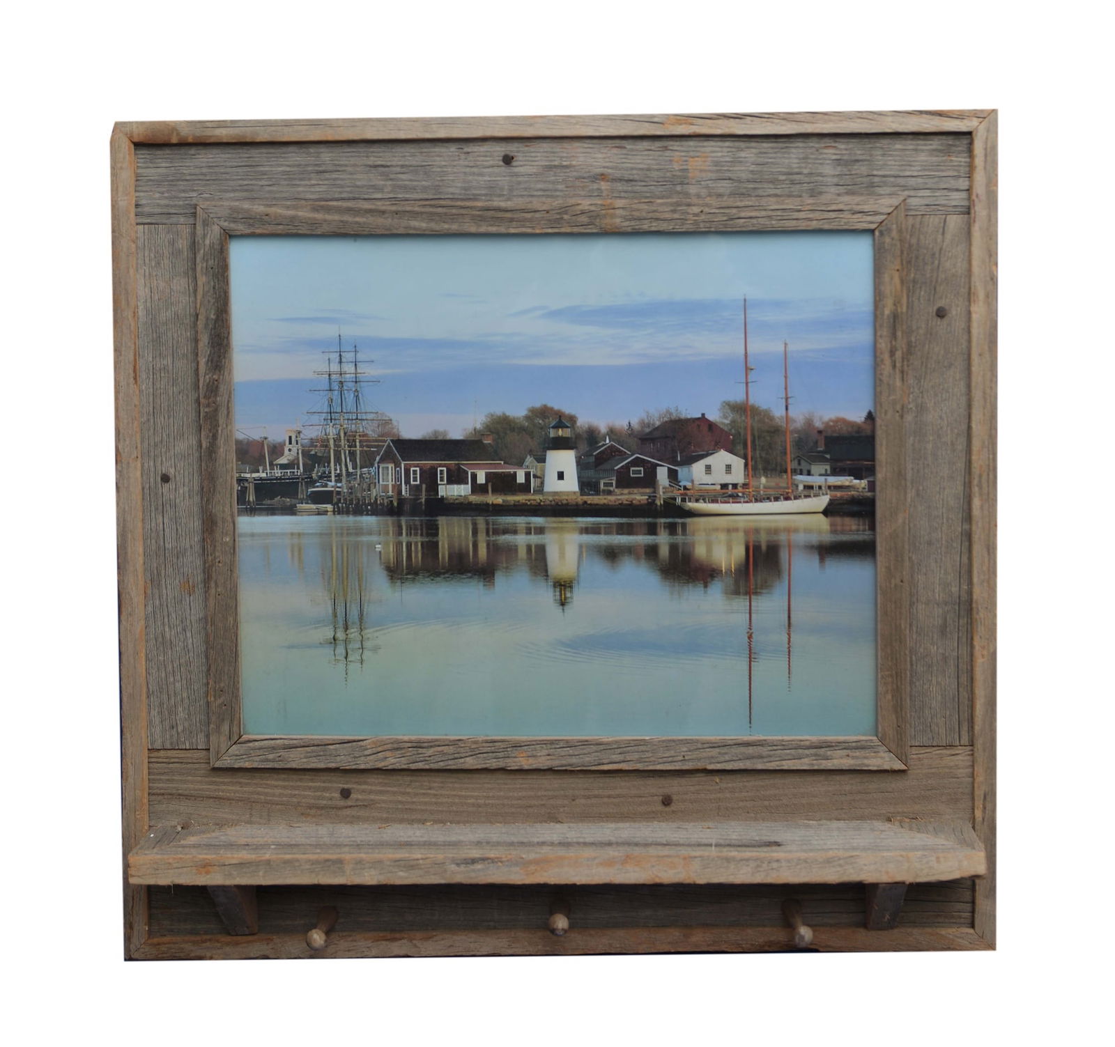 Coastal Harbor Reflections - Unknown Artist, Print (1 of 1)