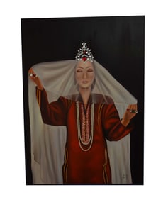 Crowned Grace - Lily Movahedi, Oil on Canvas