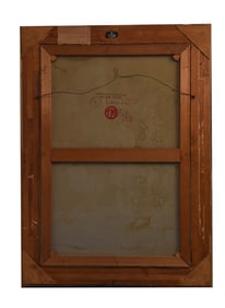 Classic Roses in Verdant Shadows - C. Lamont, Oil on Canvas