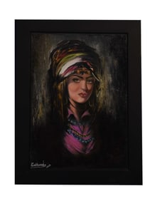 Glimmer of Bohemia - Lily Movahedi, Oil on Canvas