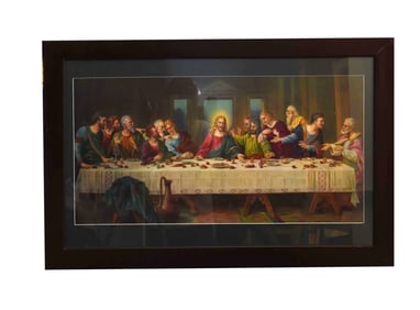 The Last Supper - Unknown artist, Religious Print