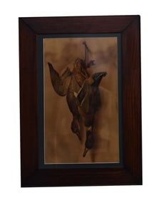 Still Life with Mallards - Unknown artist, Oil on Paper