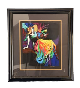 Paris Night Suite: C'est La Vogue - Isaac Maimon, Lithograph
