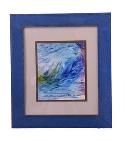 Oceanic Currents - Kamran Khavarani, Oil on Paper