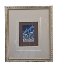 Night Muster - Unknown Artist, Watercolor