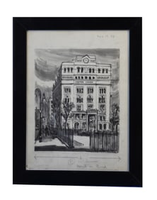 The Cooper Union Building - Unknown Artist, Drawing