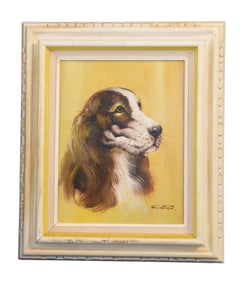 Portrait of a Spaniel - Carter, Oil on Canvas