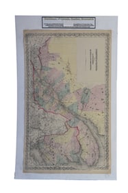 Map of Dominion of Canada: Quebec & New Brunswick - G.W. Gray & Son, Map