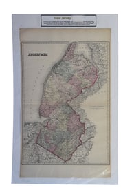 Map of New Jersey - G.W. Gray & Son, Map