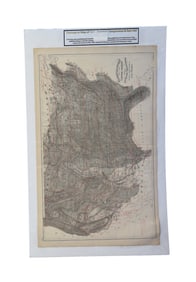 Geological Map of the U.S.: Isotherms, Temperature & Rainfall - G.W. Gray & Son, Map