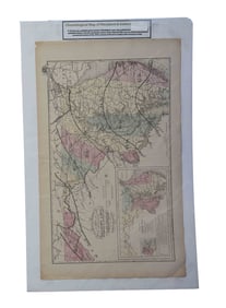 Climatological Map of Maryland & Delaware - G.W. Gray & Son, Map