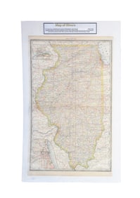 Map of Illinois - G.W. Gray & Son, Map