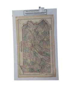 Map of Pennsylvania - G.W. Gray & Son, Map