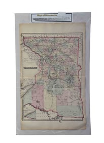 Map of Minnesota - G.W. Gray & Son, Map
