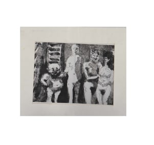 Four Figures - After Pablo Picasso, Lithograph