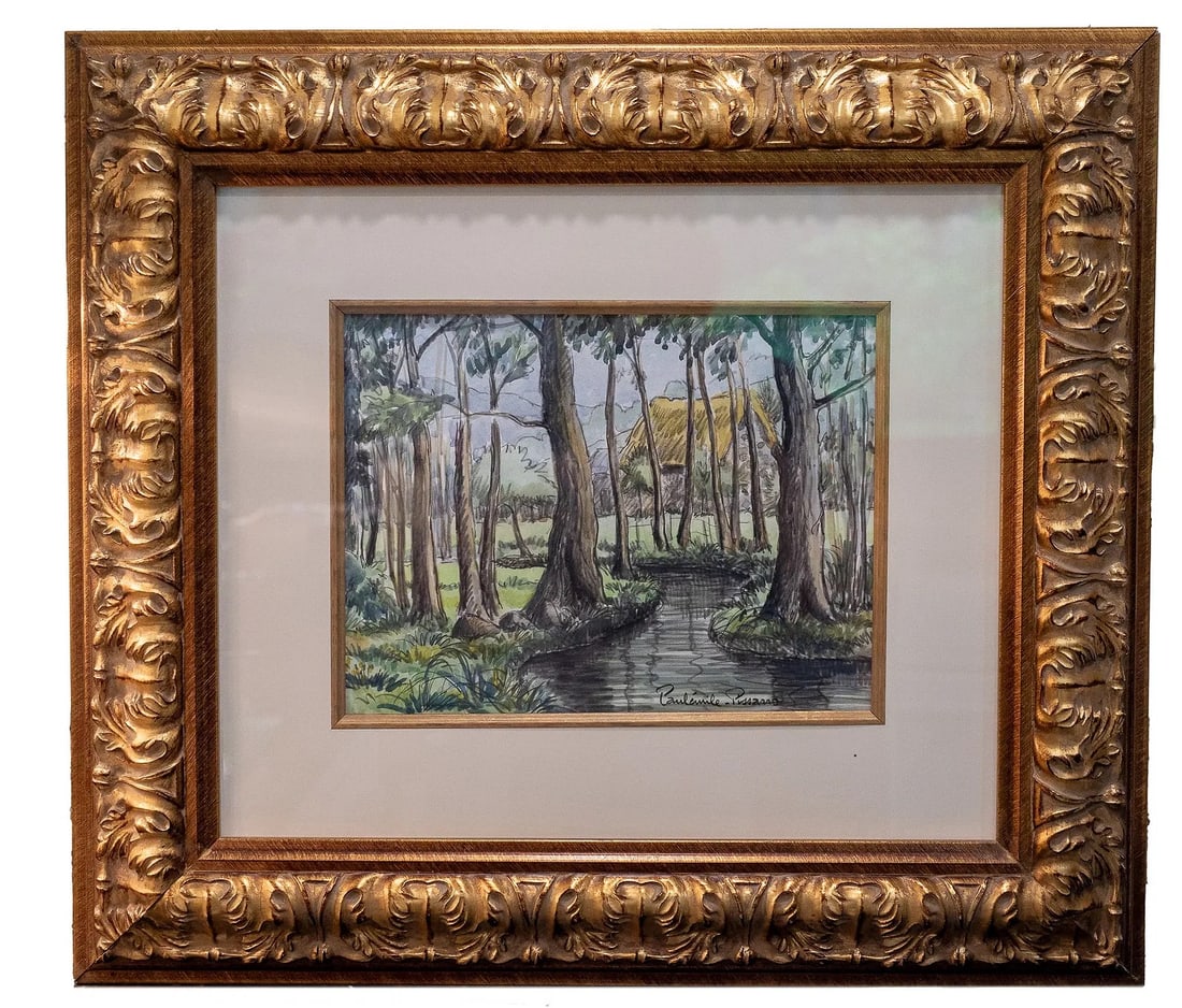 Untitled - Paul-Emile Pissarro, Watercolor (1 of 4)