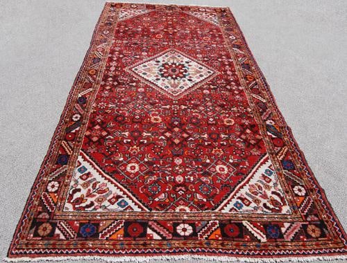 Handmade Persian Hosseinabad Rug 5'2" x 11'5" (1 of 5)