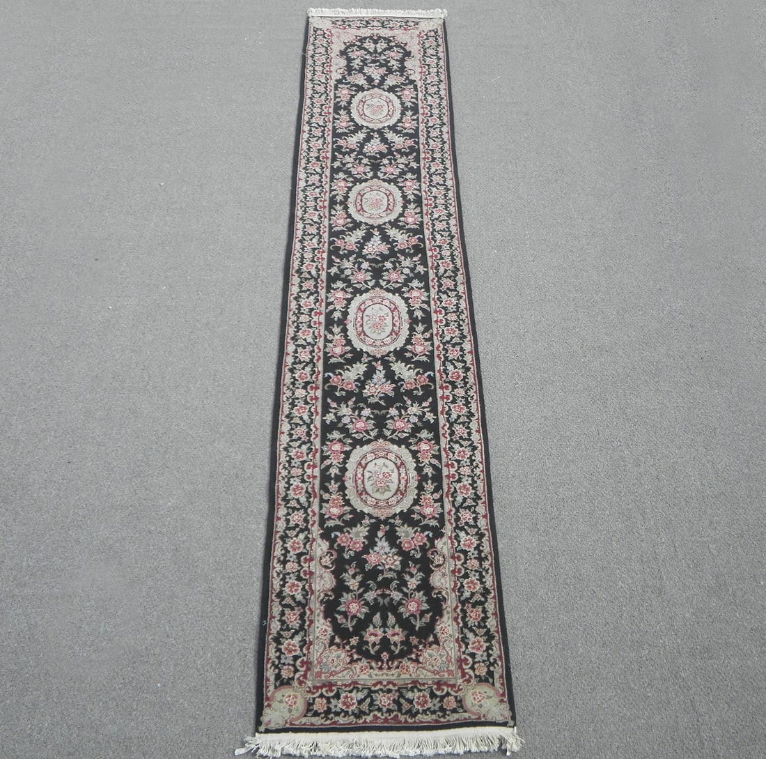 Handmade Azerbaijani Kashan Design Rug 2'4" x 12'1" (1 of 5)