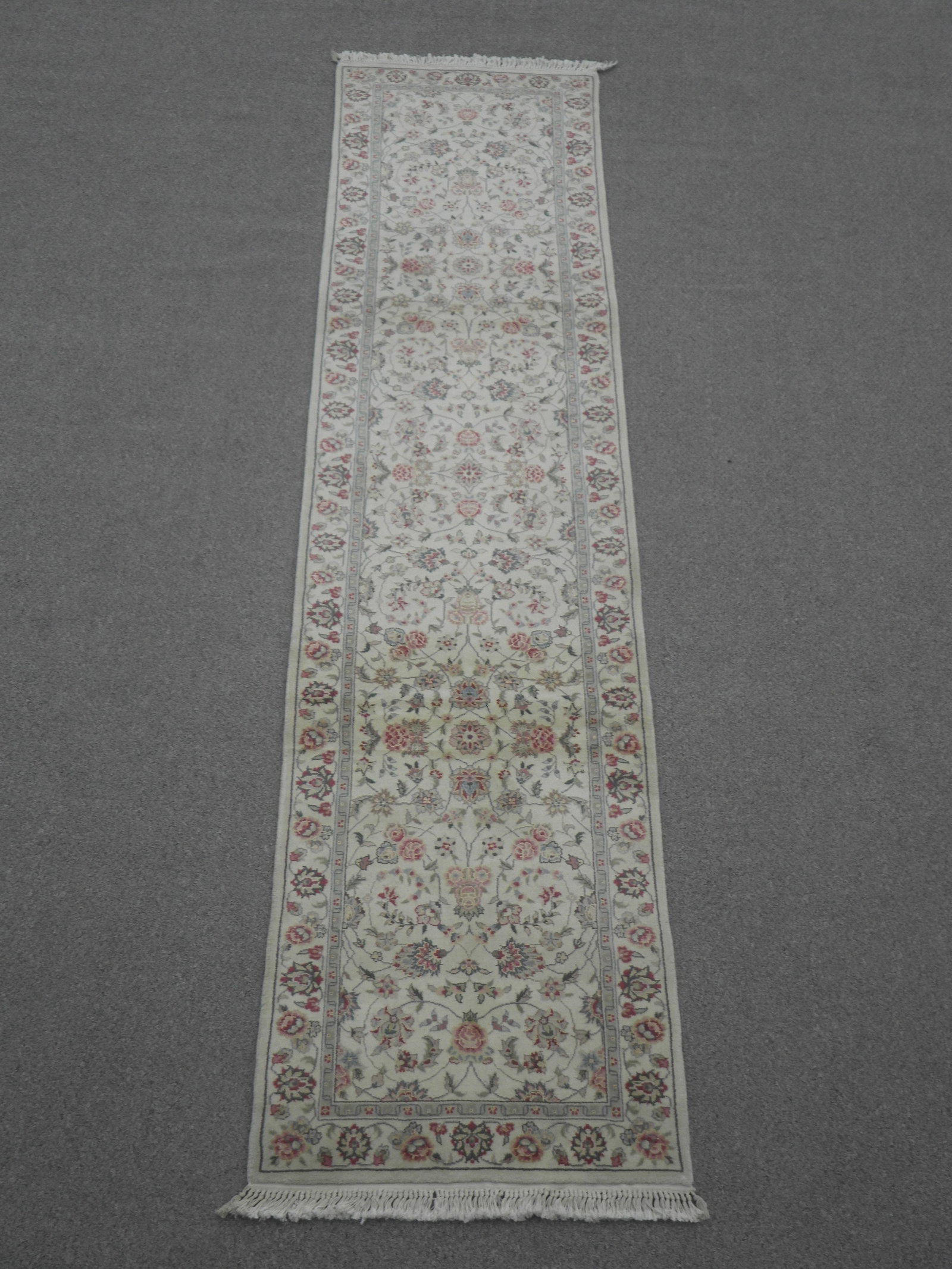 Handmade Tabriz Design Rug 2'6" x 10'0" (1 of 6)