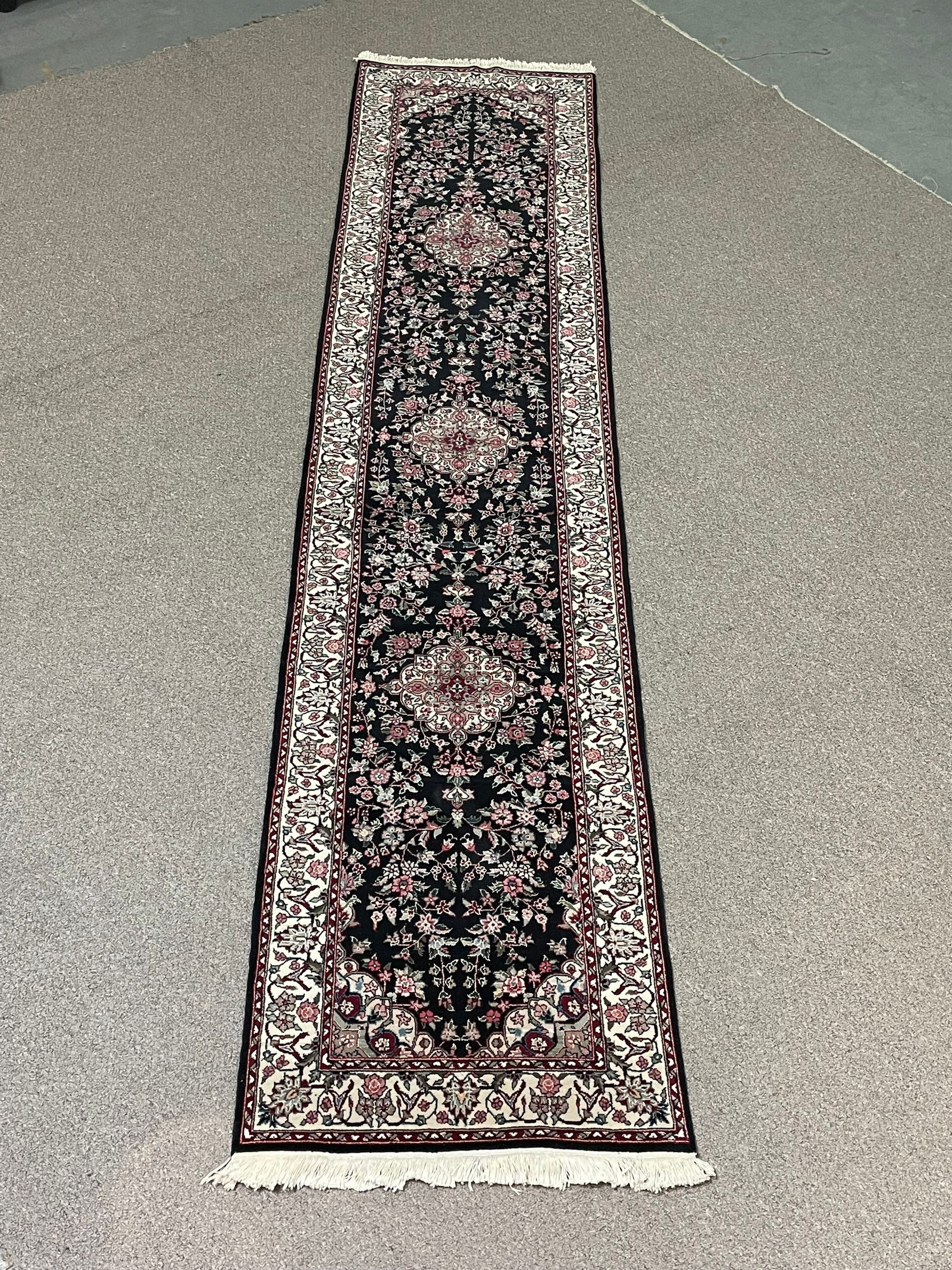 Handmade Tabriz Design Rug 2'6" x 12'0" (1 of 6)