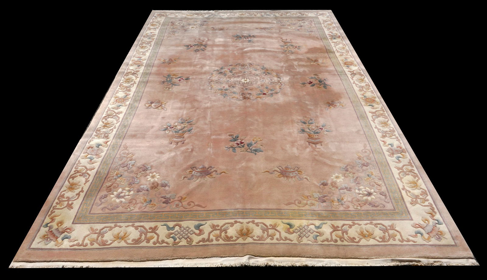 Handmade Sculped Design Rug 11'6" x 17'10" (1 of 5)