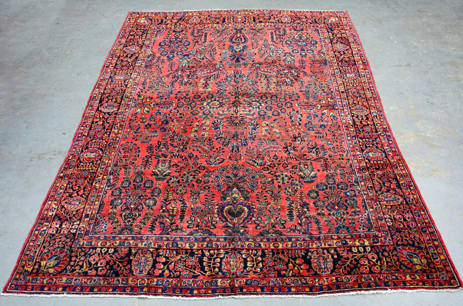 Antique Persian Sarouk Rug 9'0" x 11'3" (1 of 5)