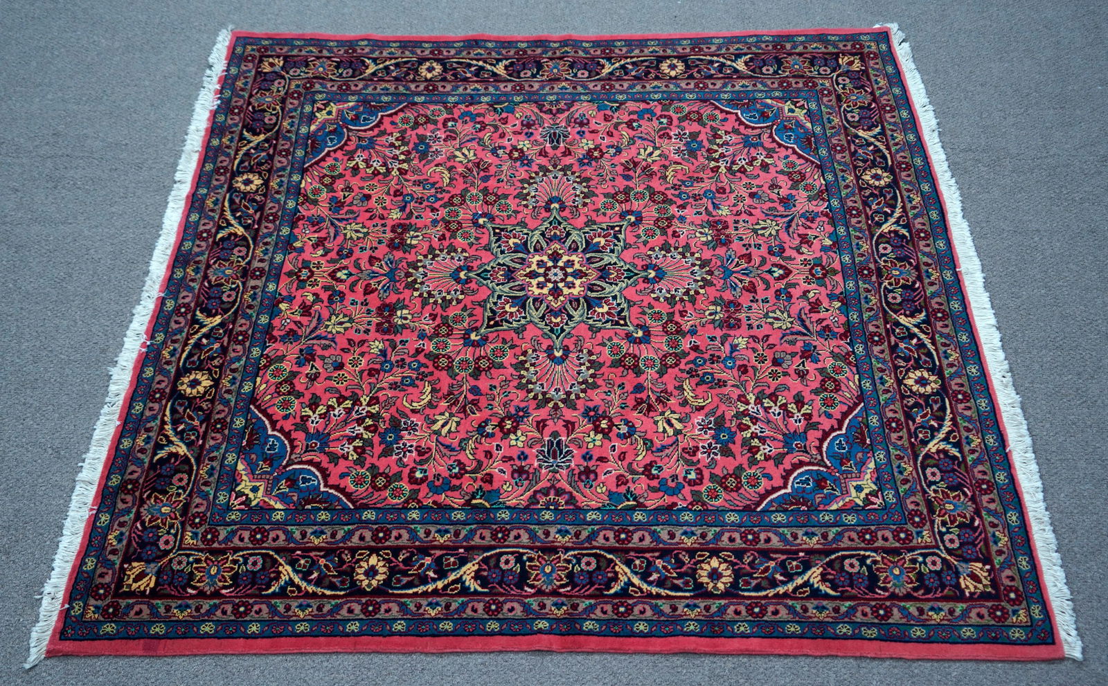 Handmade Persian Mehraban Rug 6'7" x 6'7" (1 of 4)