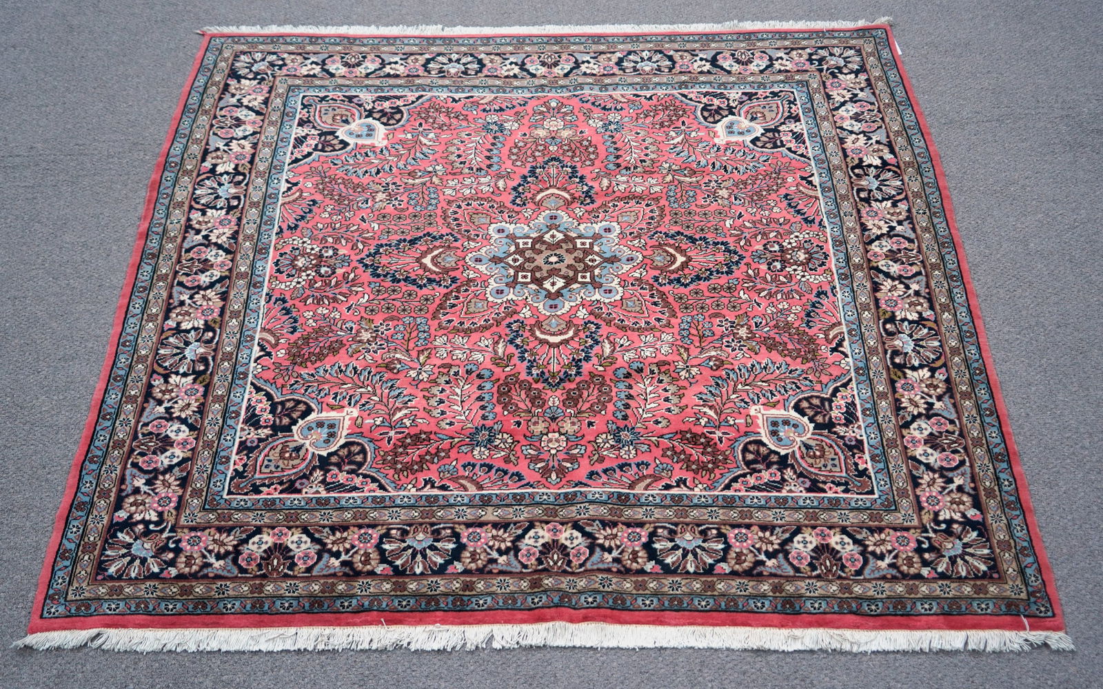 Handmade Persian Mehraban Rug 6'5" x 6'11" (1 of 4)