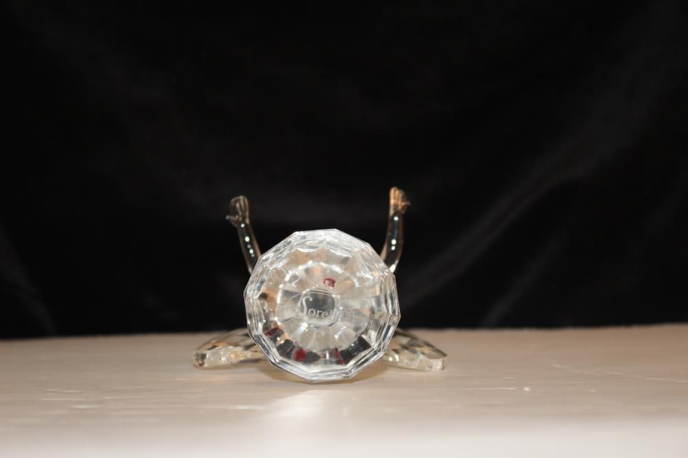 Crystal Angel With Ruby Bow - 4