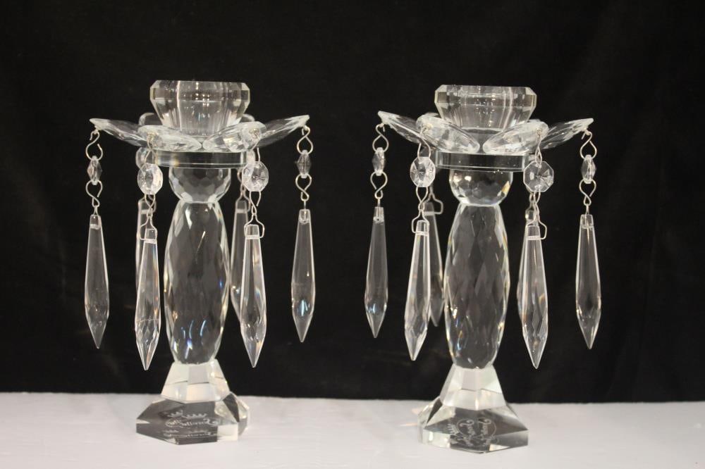 Lotus Chandelier Candleholder Pair: Lotus Chandelier Candleholder Pair . Dimensions: 6x6x4.5