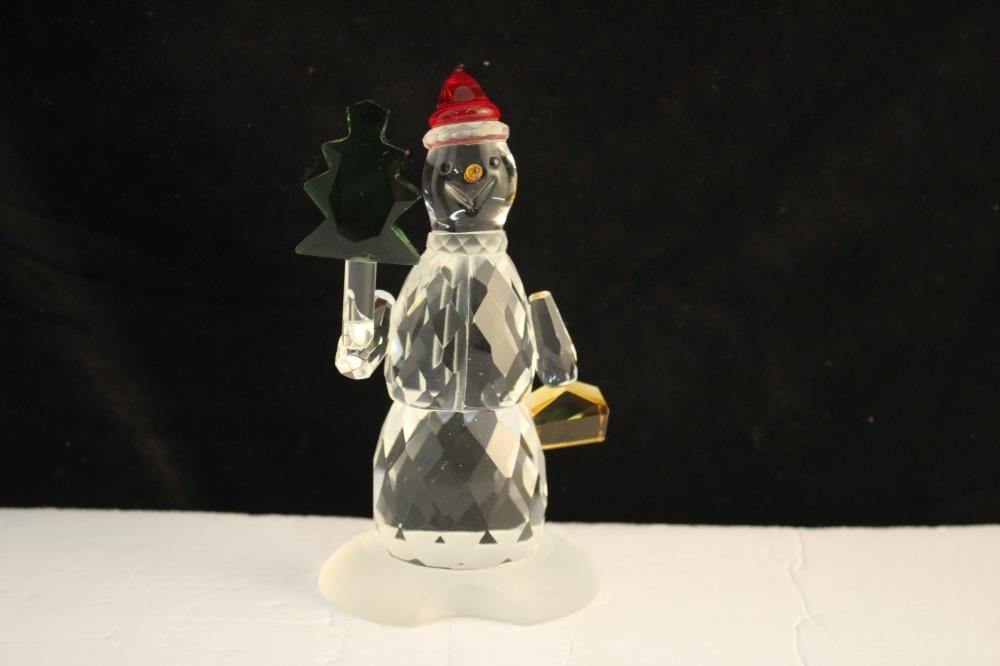 Snowman With Gifts: Snowman with Gifts . Dimensions: 2.5x3x5.5