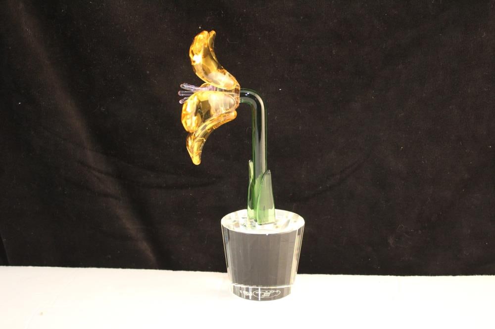 Amber Crystal Flower - 3