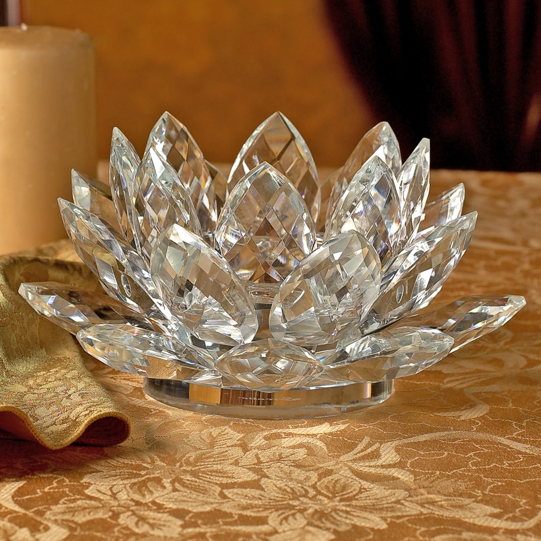 Lotus Pillar Candleholder - 4