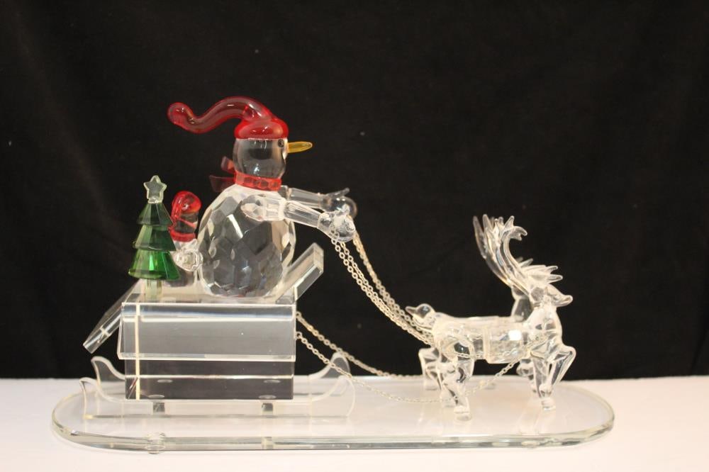 Snowman With Reindeer - 4