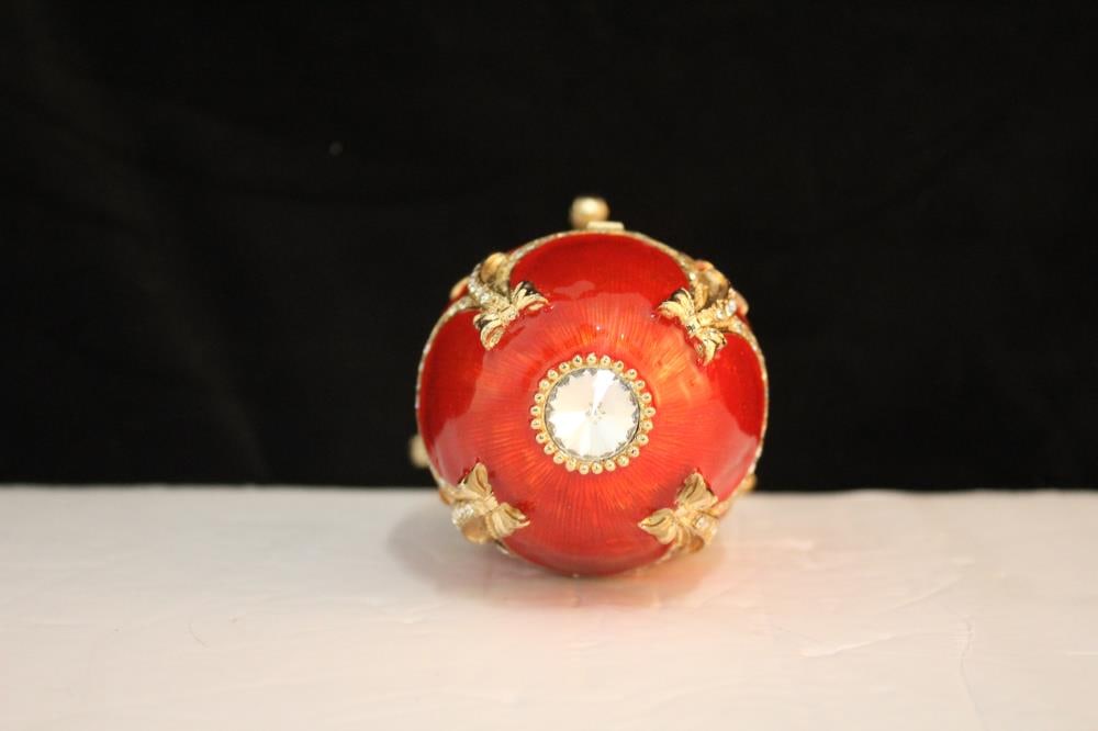 Enamel Ruby Musical Egg - 2