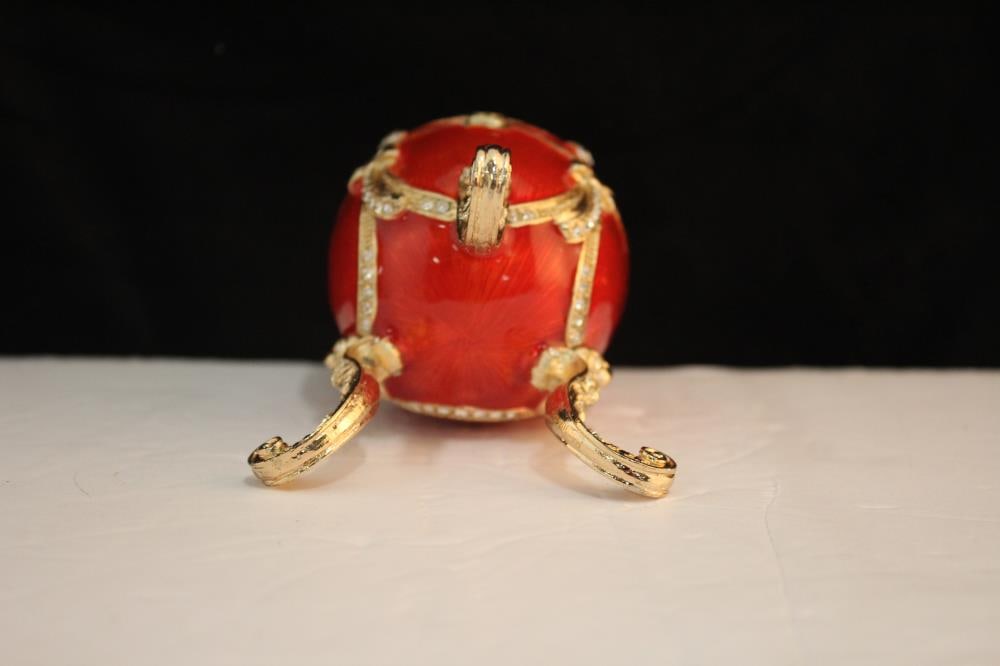 Enamel Ruby Musical Egg - 3